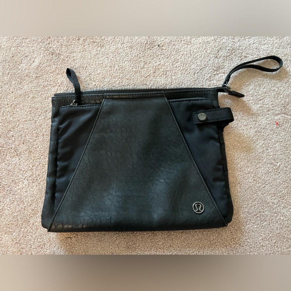 LuluLemon Black Double Wristlet